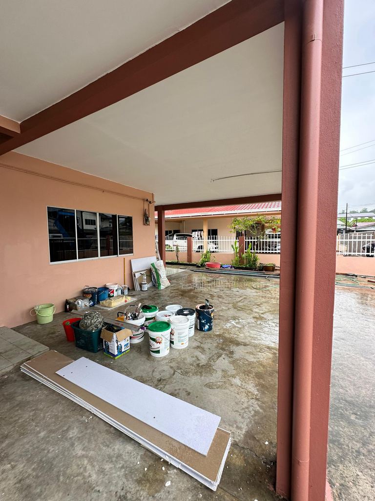 Exterior painting works